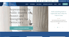 Desktop Screenshot of campaignlegalcenter.org