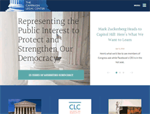 Tablet Screenshot of campaignlegalcenter.org